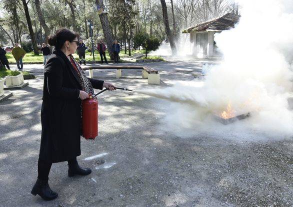 Muğla Sağlık İl Müdürlüğü’nde Yangın Tatbikatı Yapıldı