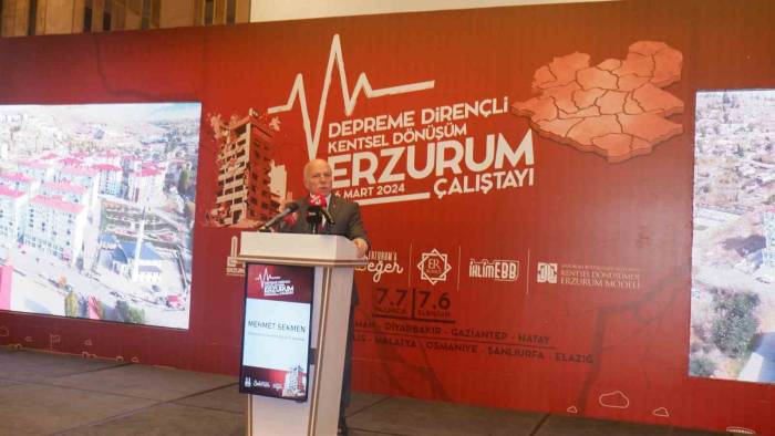 Erzurum’da Deprem Gerçeği Ve Kentsel Dönüşüm Zirvesi