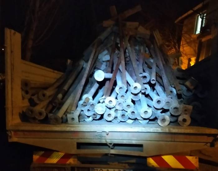 İnşaat Malzemeleri Çalan Zanlı Tutuklandı