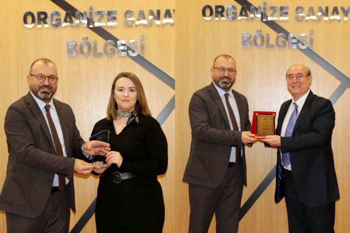 Kütahya Organize Sanayi Bölgesi’nde Ödül Töreni