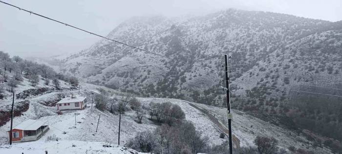 Malatya’da Kar Yağışı Etkili Oldu