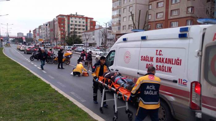 Çorlu’da Trafik Kazası: 2 Yaralı
