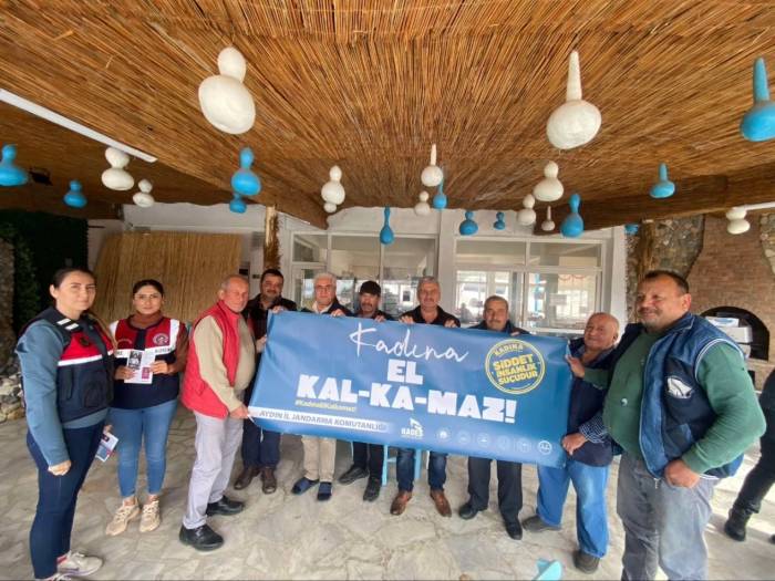 Jandarma Kadına Karşı Şiddete Dikkat Çekti