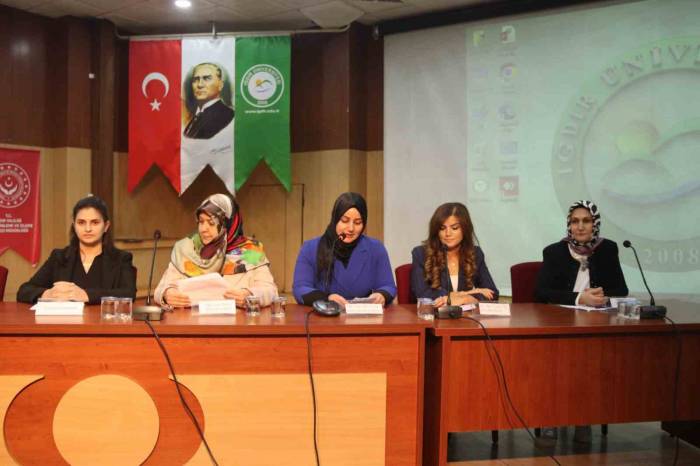Iğdır Üniversitesinde, "8 Mart Dünya Kadınlar Günü" Paneli