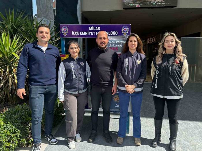 Milas’ta Emniyet Ekipleri Kadınların Günlerini Kutladı