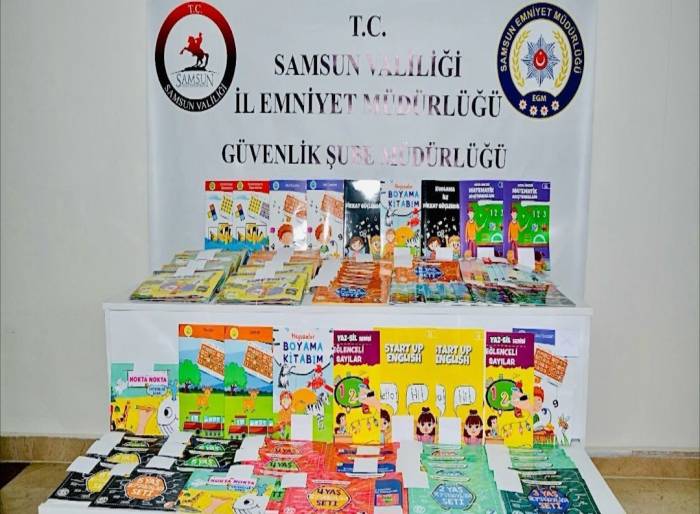 Samsun’da 10 Bin 679 Adet Bandrolsüz Kitap Ele Geçirildi