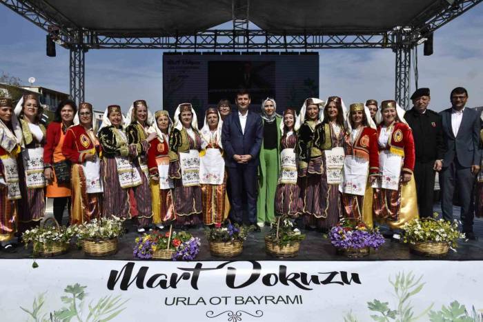 Urla’da Baharın Müjdecisi Mart Dokuzu Ot Bayramı Coşkusu