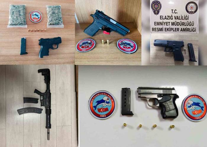 Elazığ’da Asayiş Şok Uygulamaları Sürüyor