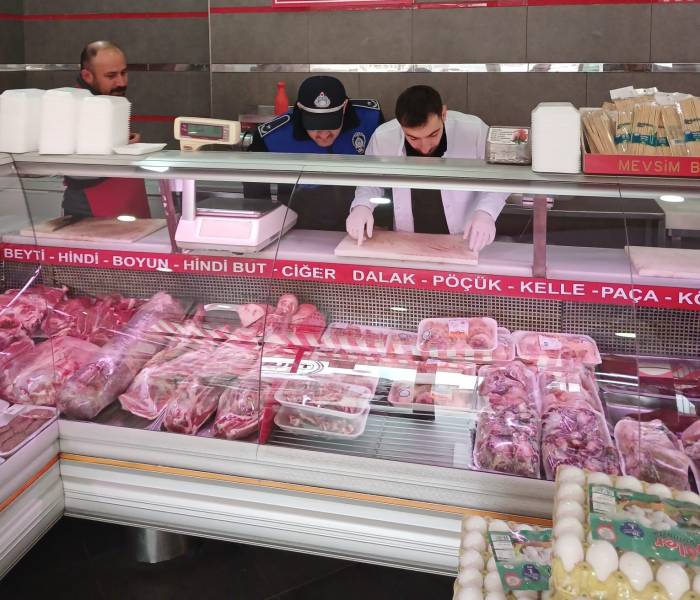 Zabıtadan Kasaplara Ramazan Denetimi