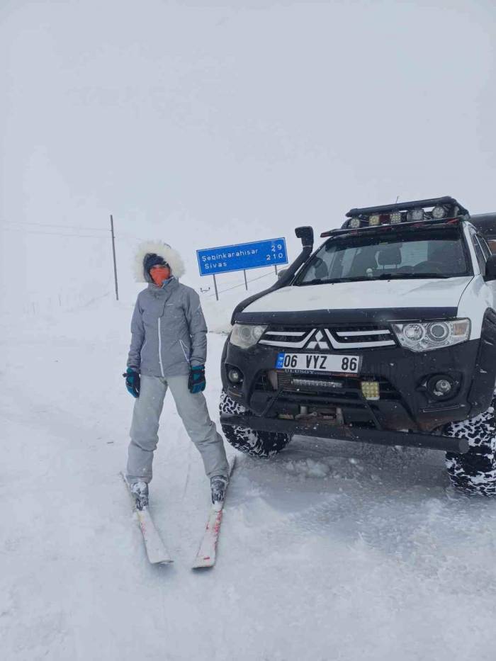 Eğribel’e Tünel Yapıldı, Eski Yol Kayak Pistine Dönüştü