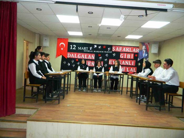 Posof’ta İstiklal Marşı’nın Kabulünün 103. Yıldönümü Etkinliği