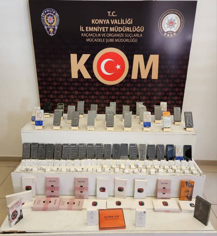 Konya’da Kaçakçılık Operasyonu: 15 Gözaltı