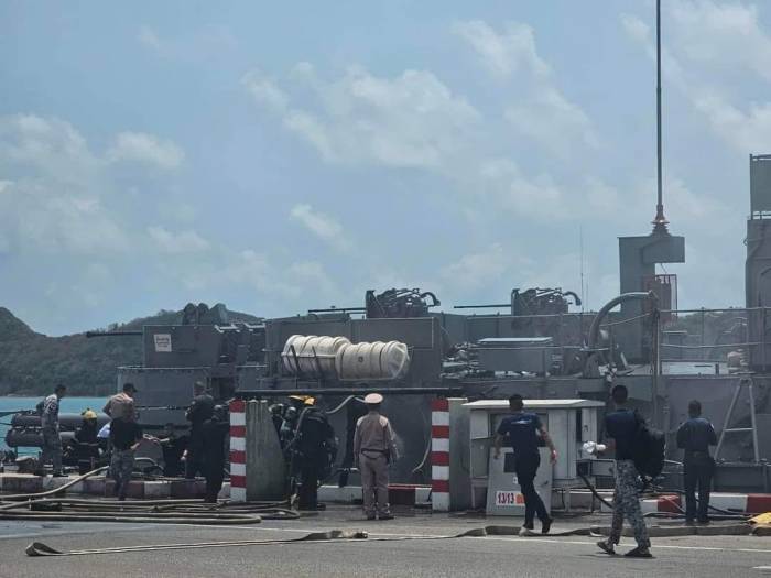 Tayland’da Savaş Gemisinden Kazayla Ateşlenen Top Mermisi Başka Bir Gemiye İsabet Etti: 13 Yaralı