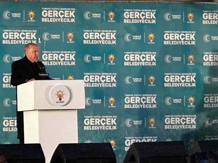 Cumhurbaşkanı Erdoğan, Yüksekova’dan Ayrıldı