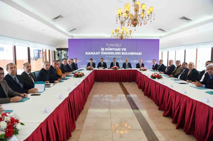 Cumhurbaşkanı Yardımcısı Yılmaz, Tunceli’yi Ziyaret Etti