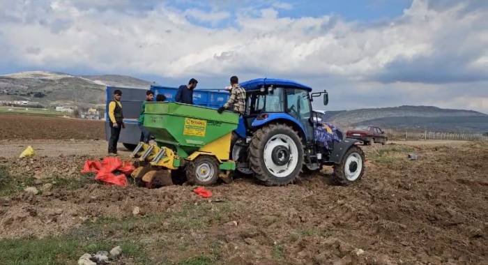 Diyarbakır’da Patates Ekimi Başladı