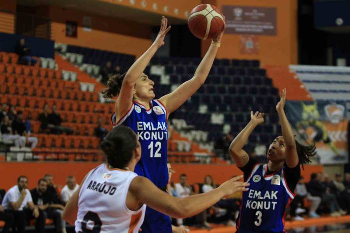 Kadınlar Basketbol Süper Ligi: Çbk Mersin: 93 - Emlak Konut: 80