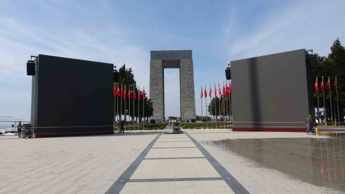 Şehitler Abidesi 18 Mart Törenlerine Hazır