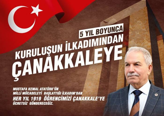 Başkan Demirtaş: “Her Yıl 1919 Gencimizi Çanakkale’ye Ücretsiz Göndereceğiz”