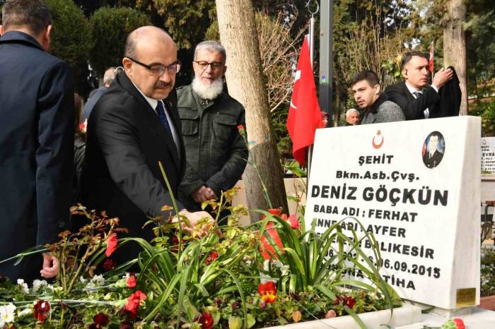 Şehitler Minnet Ve Şükranla Anıldı