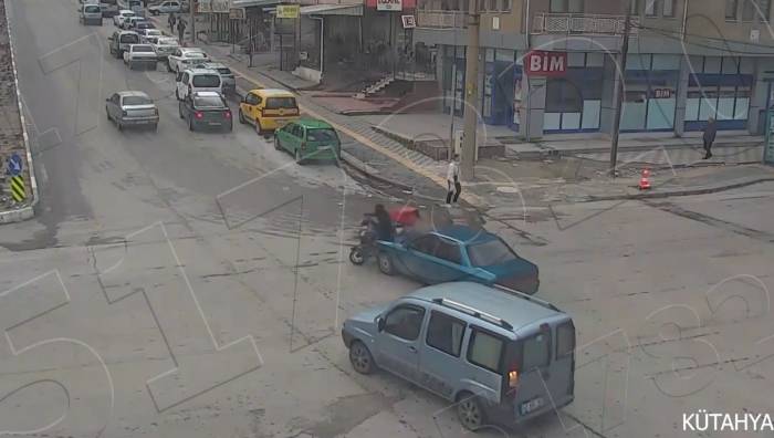 Kütahya’da Saniye Saniye Kaza Anları