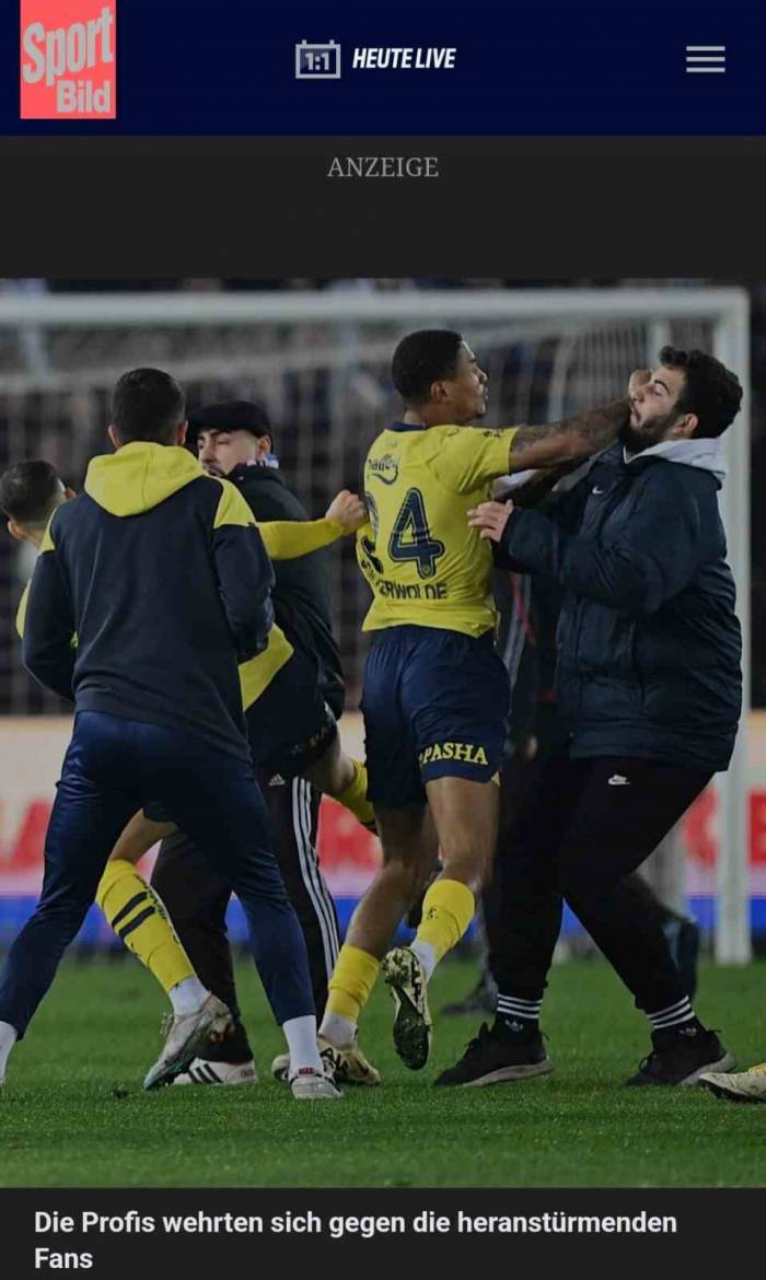 Trabzonspor-fenerbahçe Maçının Ardından Yaşananlar Avrupa Basınında