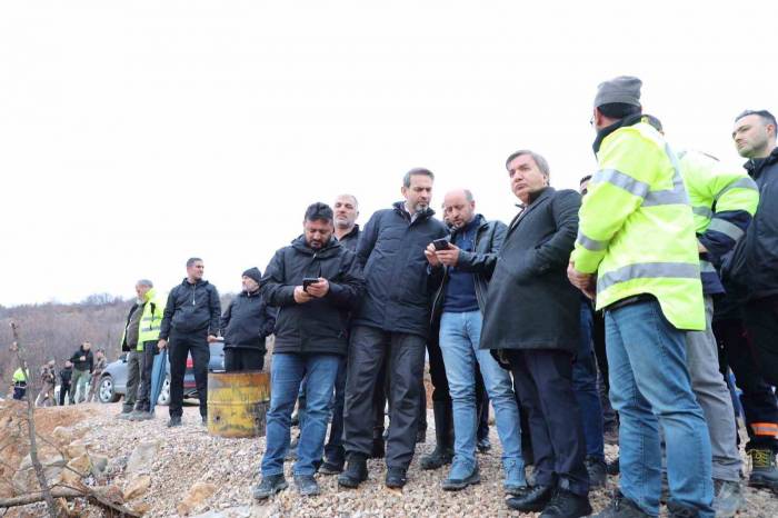 Bakan Bayraktar İliç’teki Maden Sahasında İncelemelerde Bulundu