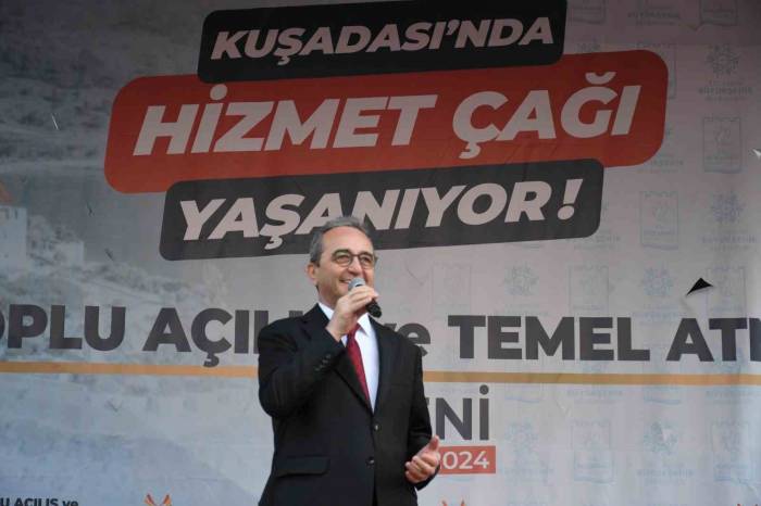 Kuşadası’nda 15 Yeni Projenin Açılış Ve Temel Atma Töreni Yapıldı