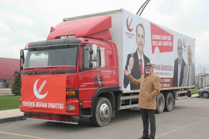 Bu Da ‘10 Teker’ Seçim Kamyonu