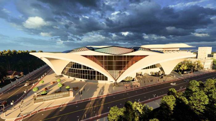 Başkan Adayı Başer’in Yeni Projesi Merkezefendi Tiyatro Binası Oldu