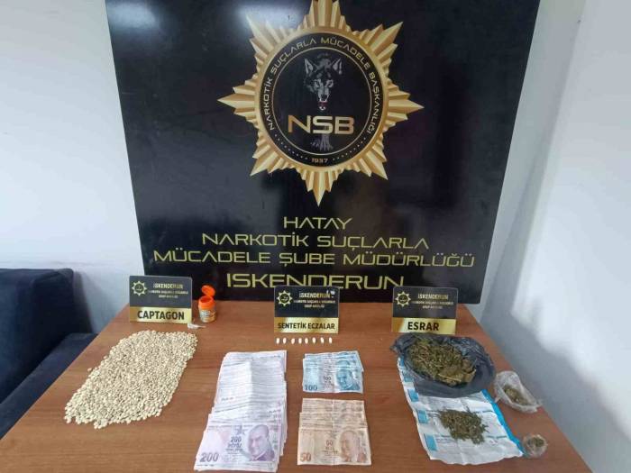 İskenderun’da Ev Aramasında Uyuşturucu Madde Ele Geçirildi