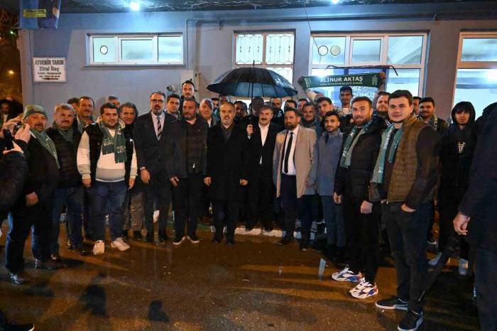 Başkan Aktaş’a Soğanlı Da Alkış Ritmi