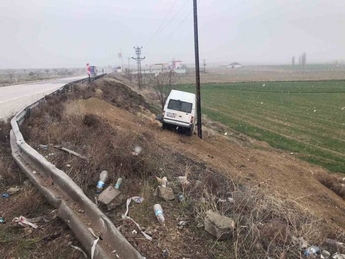 Konya’da Trafik Kazası: 1 Yaralı