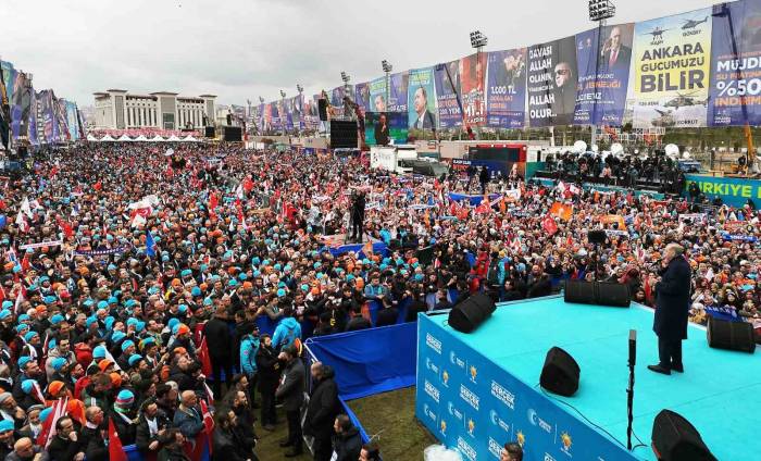 Cumhurbaşkanı Erdoğan: “Ankara’yı Başkentlik Sıfatına Uygun Hizmet Veremeyenlerden Kurtarmanın Vakti Çoktan Gelmiştir”