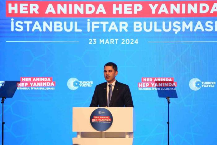 Murat Kurum, Haliç Kongre Merkezi’nde "her Anında Hep Yanında İstanbul İftar Buluşması”na Katıldı