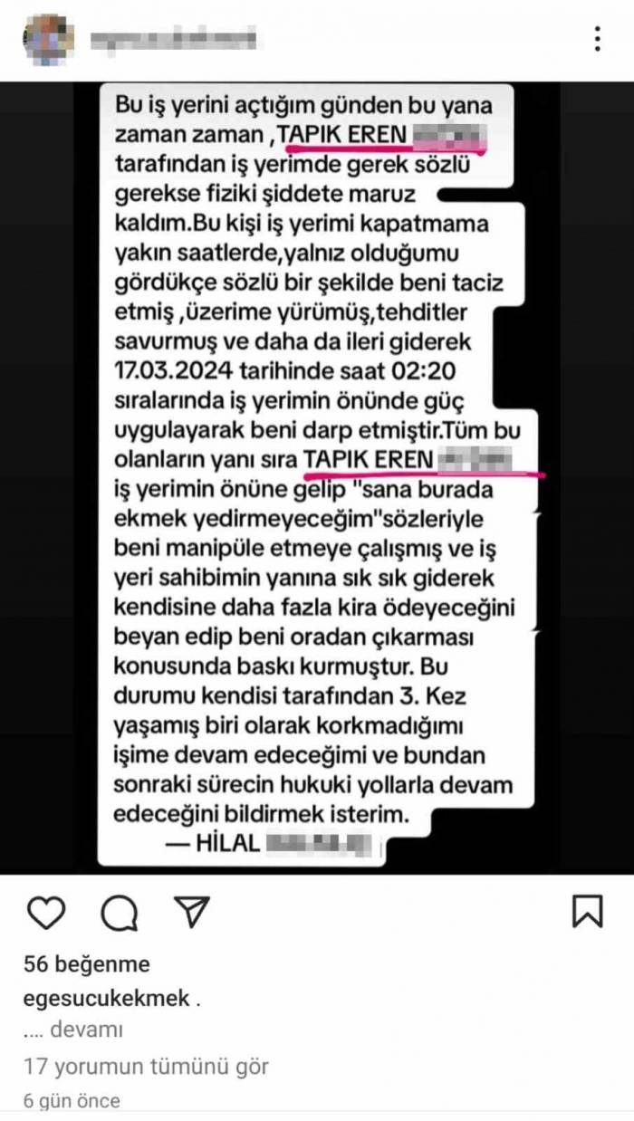 Sucuk Ekmek Dükkanı Açan Kadın, Muhtar Ve Oğlu Tarafından Tehdit Edildi