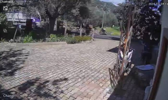 Motosikletlinin Ölüme Gidişi Kamerada