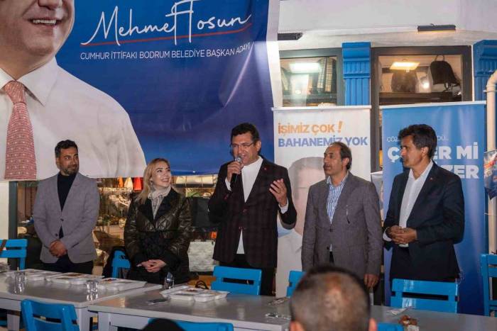 Cumhur İttifakı Bodrum Belediye Başkan Adayı Tosun’dan “Hizmet Seferberliği” Sözü