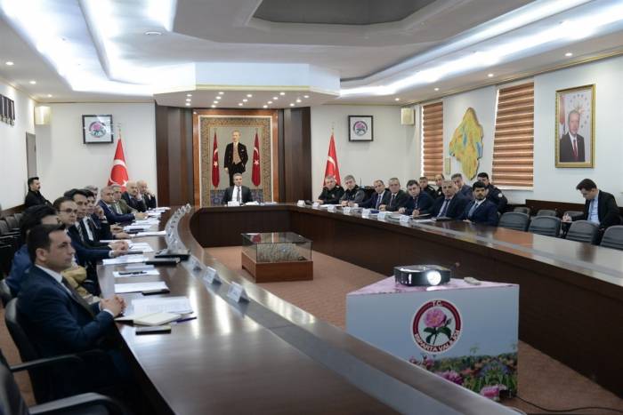 Isparta’da Seçim Güvenliği Toplantısı Yapıldı