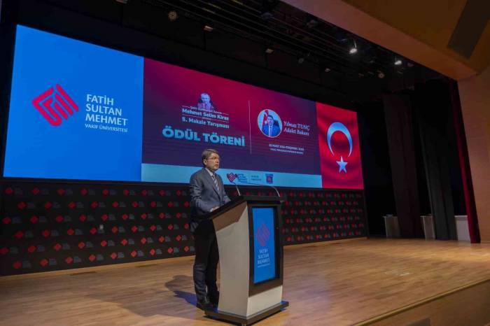 Adalet Bakanı Tunç: "maalesef Dünya Böyle, Adaletsiz Bir Dünya”