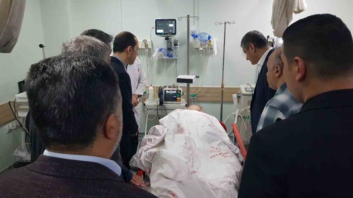 Karabük Ve Çankırı Valisi Yaralı Polisleri Ziyaret Etti