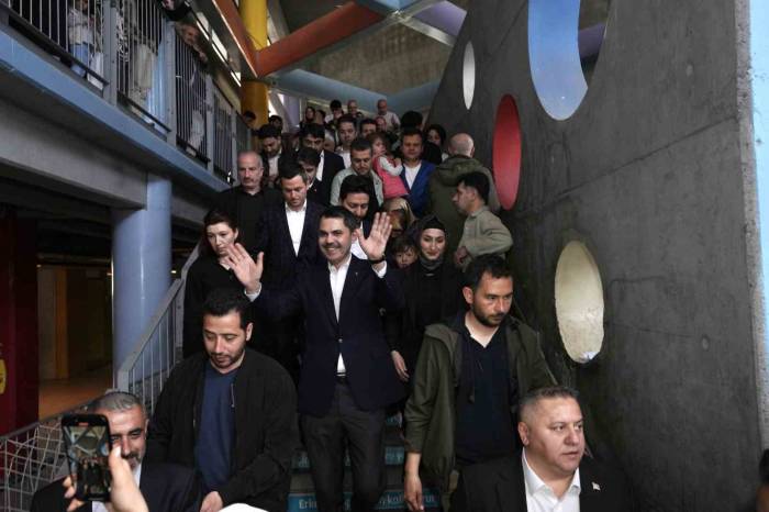 İbb Başkan Adayı Murat Kurum, Oyunu Kağıthane’de Kullandı