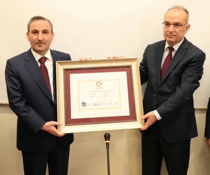 Başkan Ali Tombaş Mazbatasını Aldı Ve Göreve Başladı