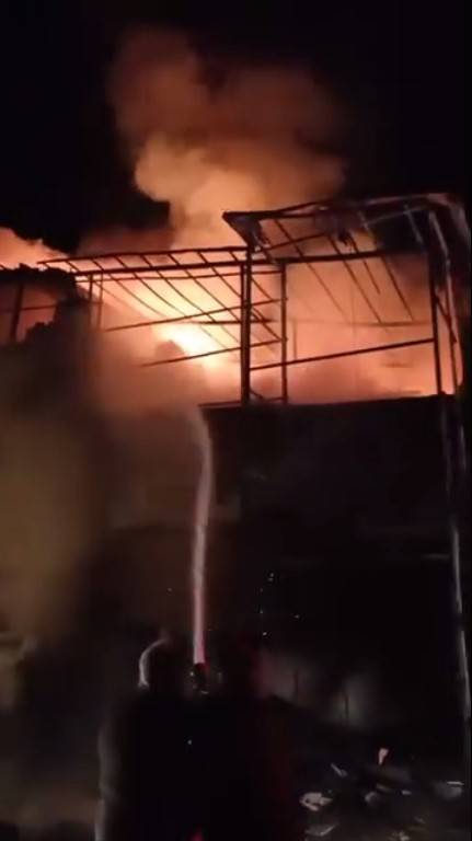 Bartın’da Mobilya Atölyesinde Korkutan Yangın