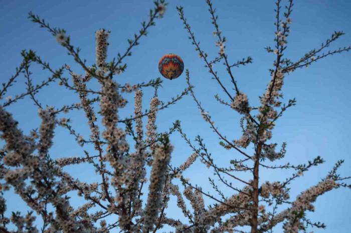 Baharda Renklenen Kapadokya Dron İle Görüntülendi