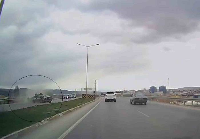 3 Kişinin Yaralandığı Kazanın Görüntüleri Ortaya Çıktı