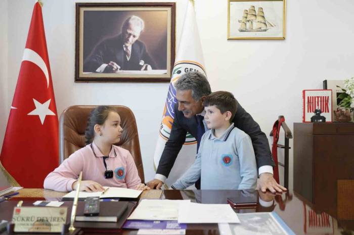 Başkan Şükrü Deviren’den Minik Başkanlara Lunapark Müjdesi