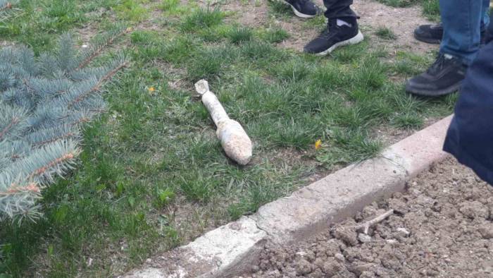 Kazıda Anti-tank Mermisi Bulundu