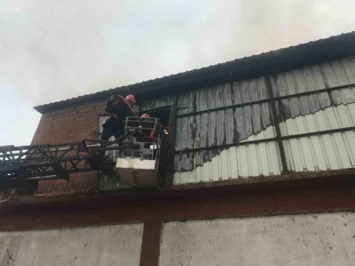 Sakarya’da Orman Ürünleri Fabrikasında Korkutan Yangın