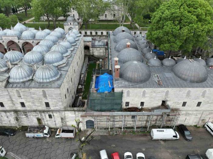 Süleymaniye Külliyesi’nde Darüşşifa Bölümünün Restorasyonunda Sona Gelindi